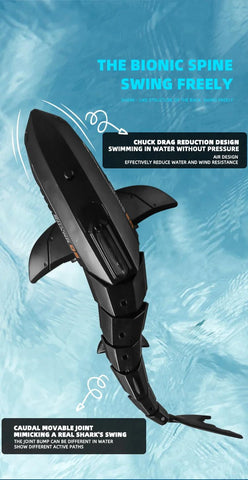Visagelens™️ Electric RC Shark Submarine – Fun Water-Spraying Toy for Boys and Girls