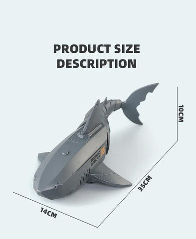 Visagelens™️ Electric RC Shark Submarine – Fun Water-Spraying Toy for Boys and Girls