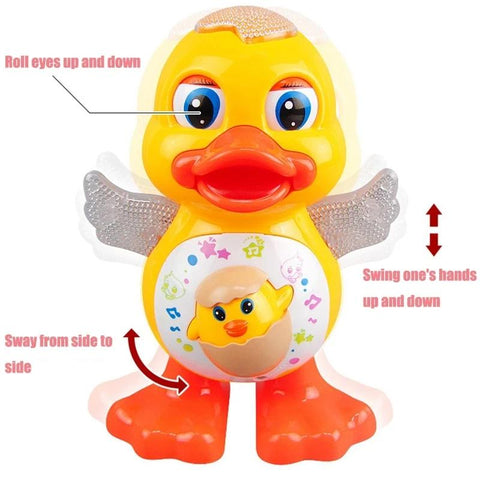 Visagelens™️ Adorable Dancing Duck – Sing, Dance, and Light Up Your Child’s World!