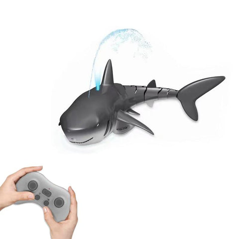 Visagelens™️ Electric RC Shark Submarine – Fun Water-Spraying Toy for Boys and Girls