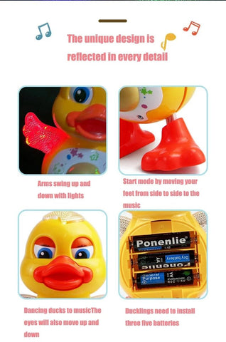 Visagelens™️ Adorable Dancing Duck – Sing, Dance, and Light Up Your Child’s World!