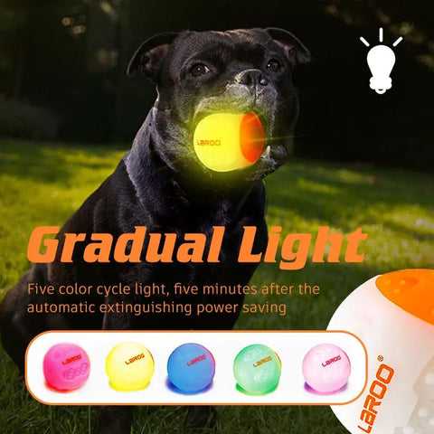 Visagelens™️ Smart Light-Up Dog Ball – Fun, Durable & Rechargeable!