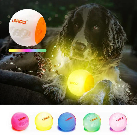 Visagelens™️ Smart Light-Up Dog Ball – Fun, Durable & Rechargeable!