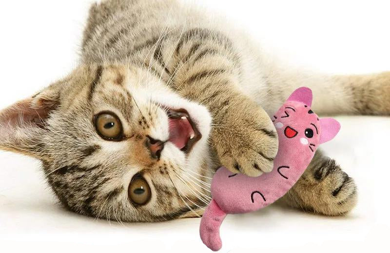 🧸 Visagelens™️ Plush Catnip Toy – Cute, Fun & Healthy Playtime for Your Cat!