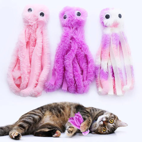🐙 Visagelens™️ Octo-Chew Cat Toy – Cute, Durable & Totally Irresistible!