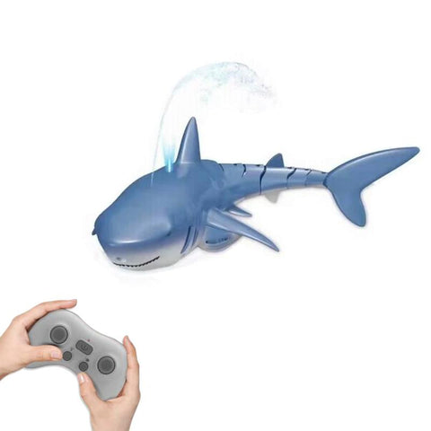 Visagelens™️ Electric RC Shark Submarine – Fun Water-Spraying Toy for Boys and Girls