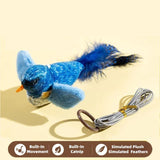 🐦 Visagelens™️ Realistic Bird-Sound Cat Toy – Chirpy Fun for Curious Cats!