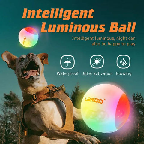 Visagelens™️ Smart Light-Up Dog Ball – Fun, Durable & Rechargeable!