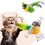 🐦 Visagelens™️ Realistic Bird-Sound Cat Toy – Chirpy Fun for Curious Cats!