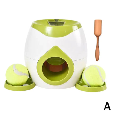 Visagelens™️ Dog Ball Launcher with Treat Feeder – Fun Toy for Dogs