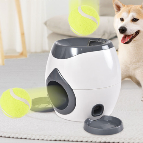 Visagelens™️ Dog Ball Launcher with Treat Feeder – Fun Toy for Dogs